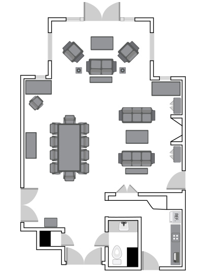 Gamble Suite Floor Plan