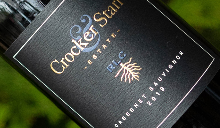 A bottle of wine from Crocker & Starr Winery who is being featured at the Artisan Table Wine Dinner at A.R. Valentien at The Lodge at Torrey Pines in La Jolla, CA.