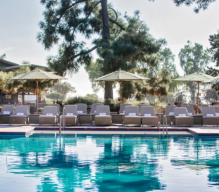 Pool overlooking the Torrey Pines Golf Course